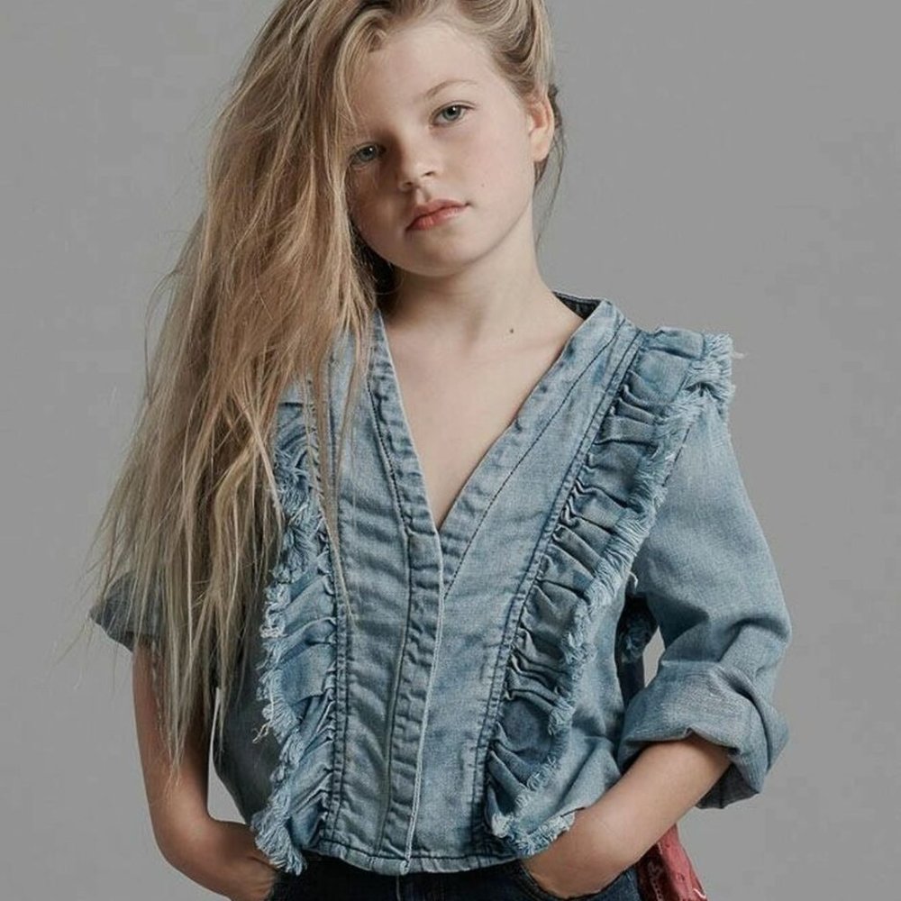 One Teaspoon Kids Captain Ruffle Shirt
